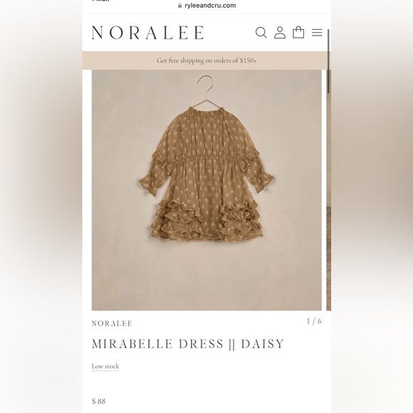 NORALEE Mirabelle Dress in Daisy Print Size 2 - Picture 3 of 10